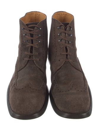 Camper Suede Lace-Up Boots