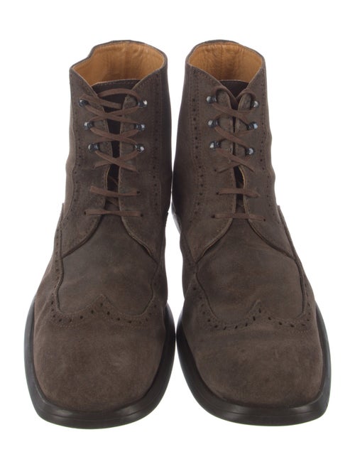 Camper Suede Lace-Up Boots