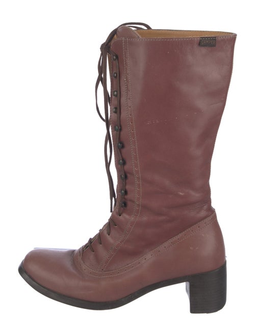 Camper Leather Lace-Up Boots