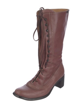 Camper Leather Lace-Up Boots