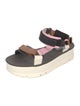 Camper Leather Colorblock Pattern Slingback Sandals