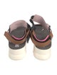 Camper Leather Colorblock Pattern Slingback Sandals