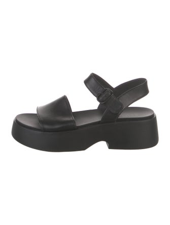 Camper Leather Slingback Sandals