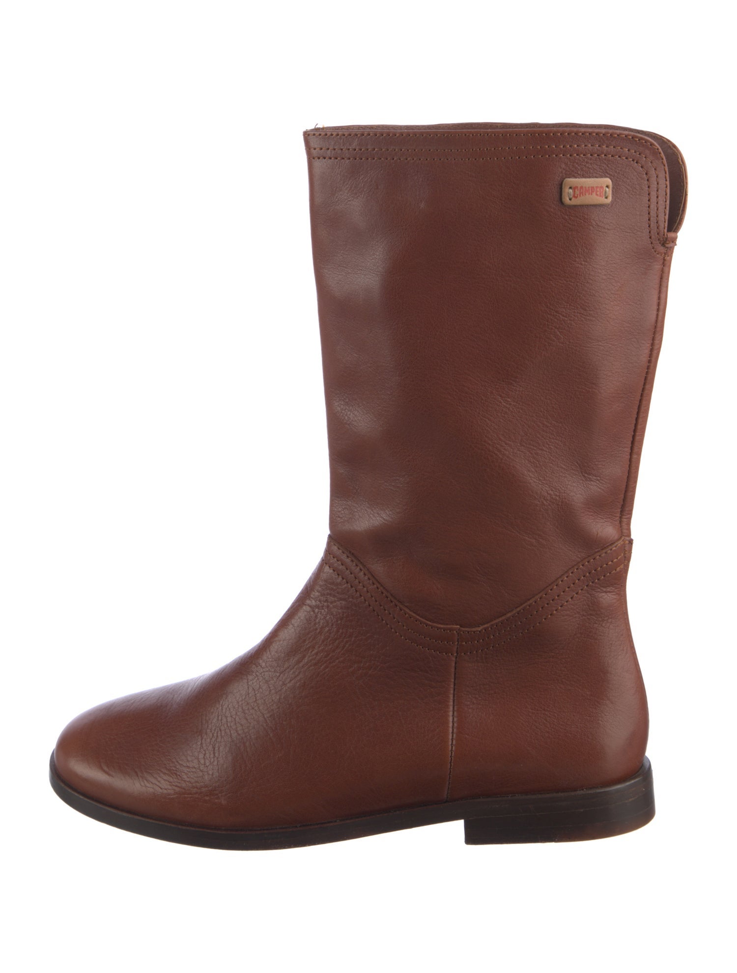 Camper Leather Moto Boots