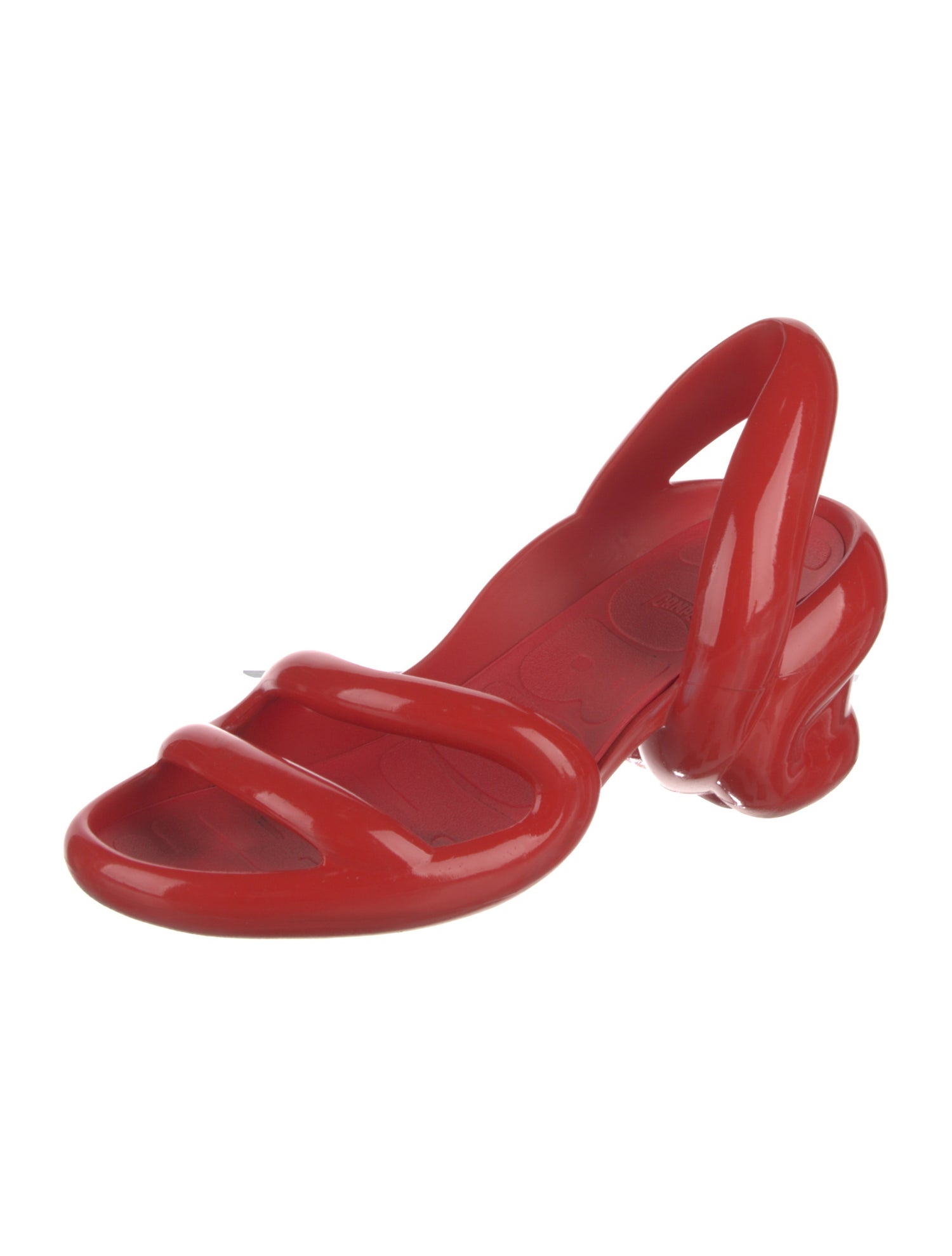 Camper Rubber Slingback Sandals