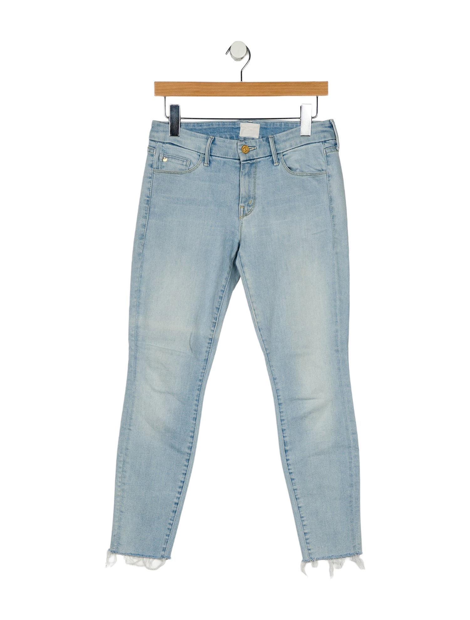 Candice Swanepoel x Mother Mid-Rise Skinny Leg Jeans