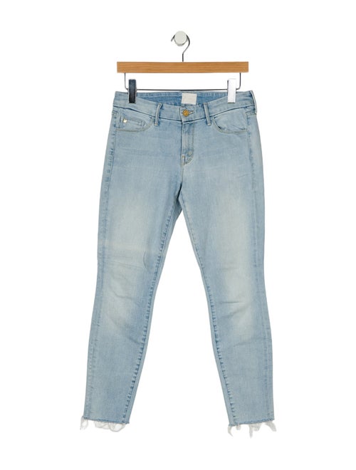 Candice Swanepoel x Mother Mid-Rise Skinny Leg Jeans