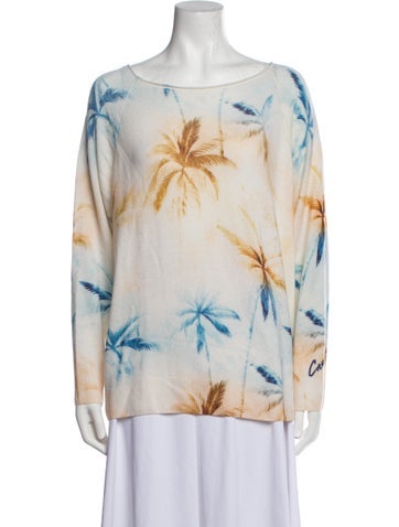 Cashmere Victim Knitwear Printed Sweater L