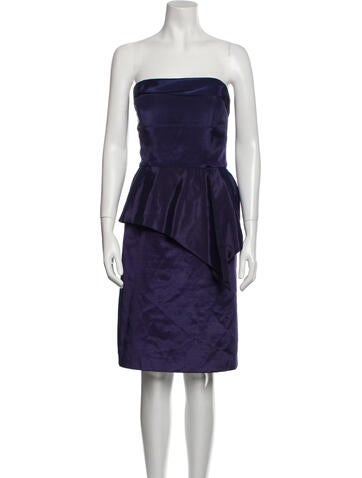 Carol Peretz Dresses Strapless Mini Dress XL