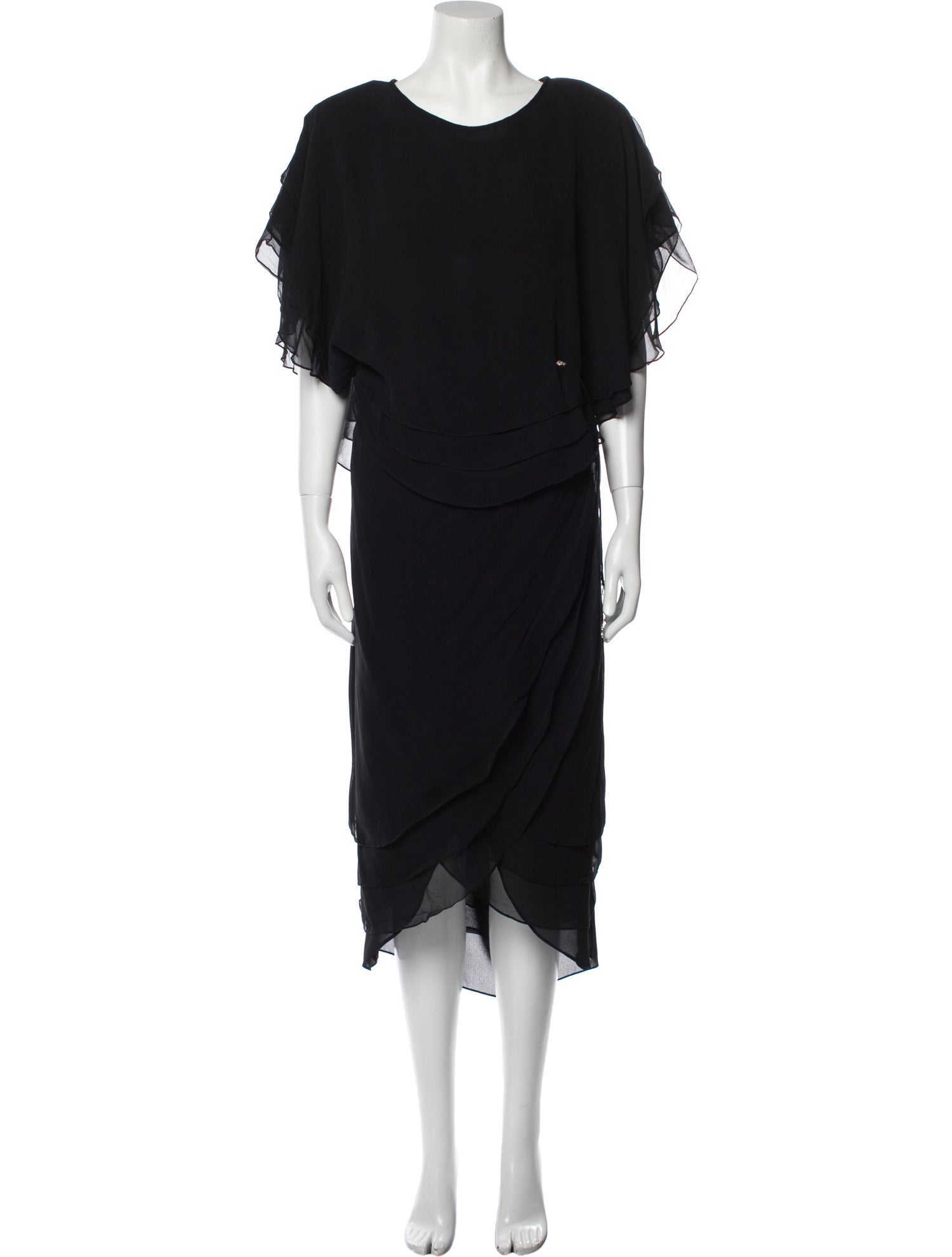 Carol Peretz Crew Neck Knee-Length Dress