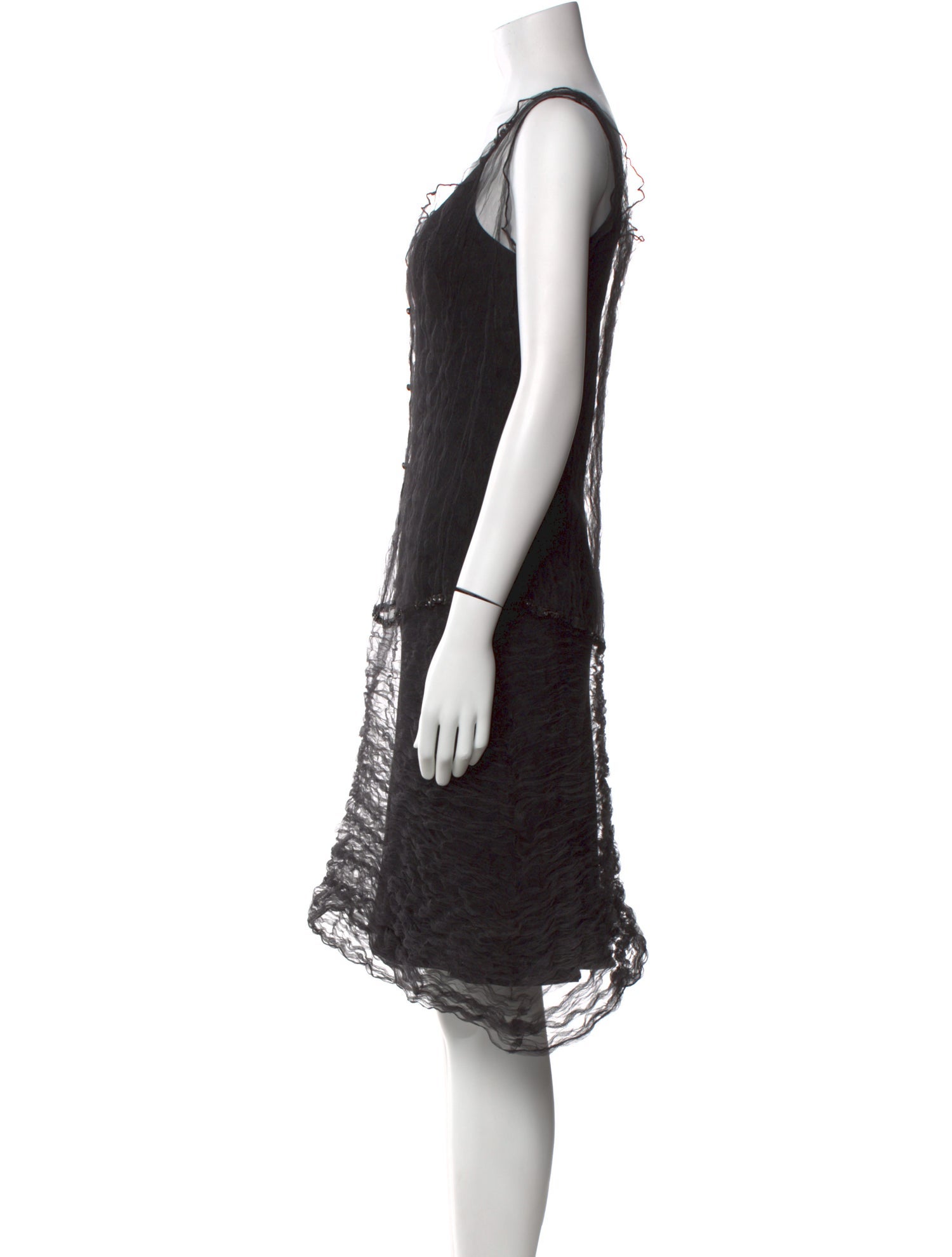 Carol Peretz Silk Knee-Length Dress