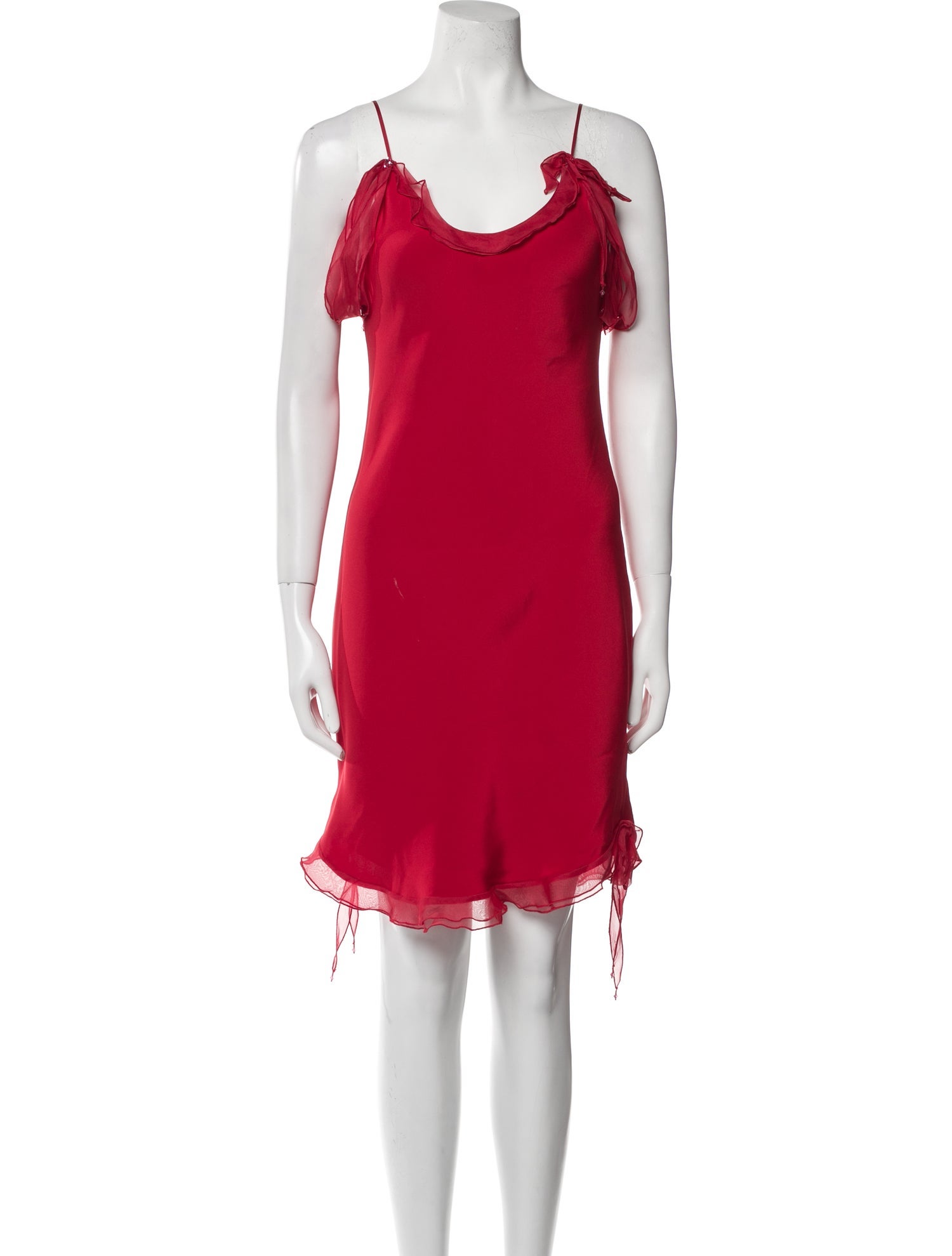 Carol Peretz Cowl Neck Midi Length Dress