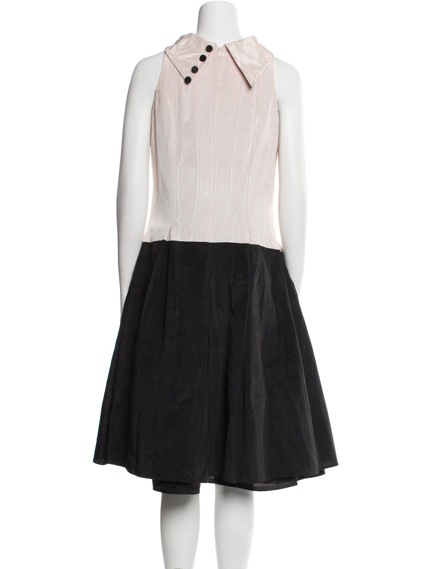 Carol Peretz Colorblock Pattern Knee-Length Dress