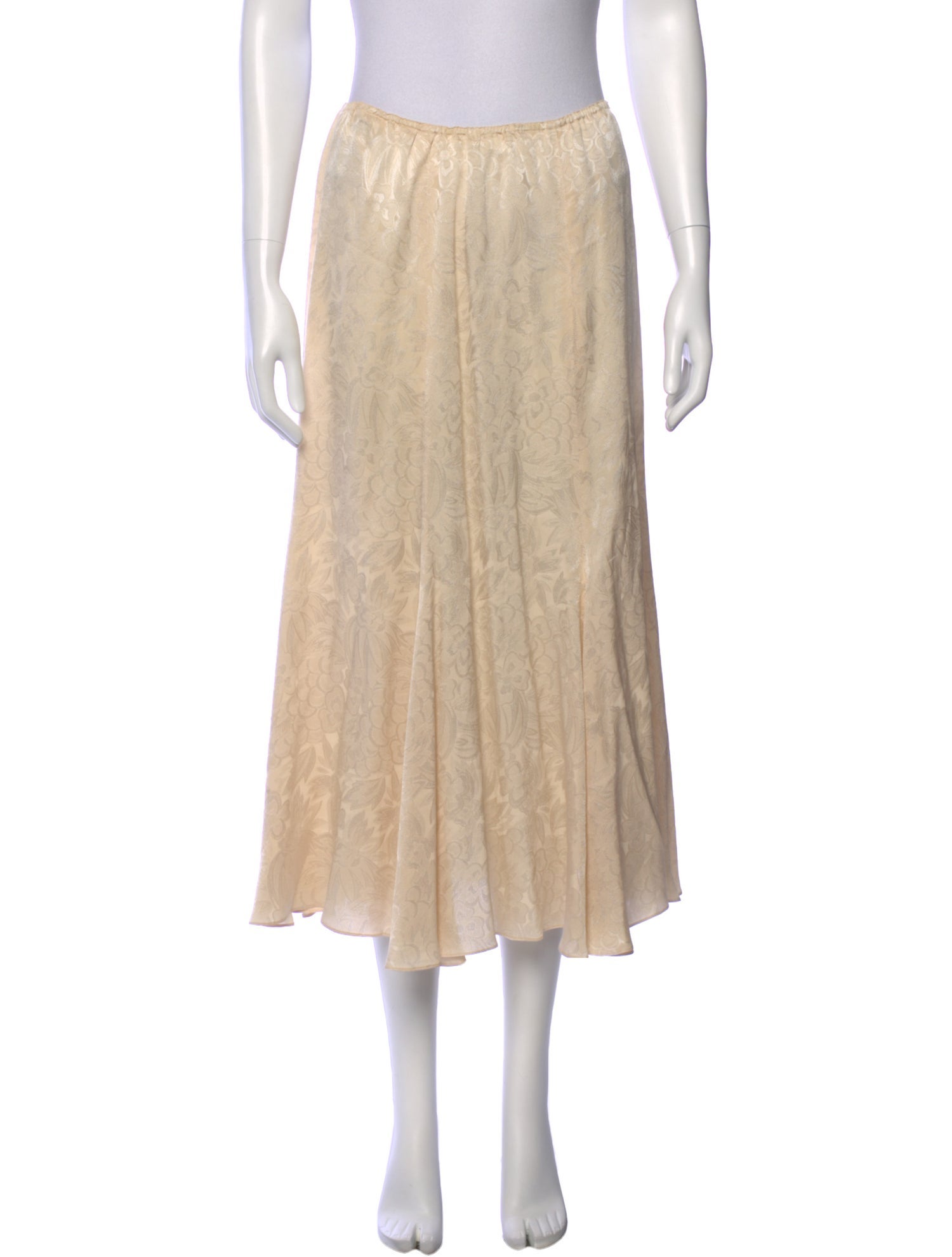 Carol Peretz Silk Midi Length Skirt