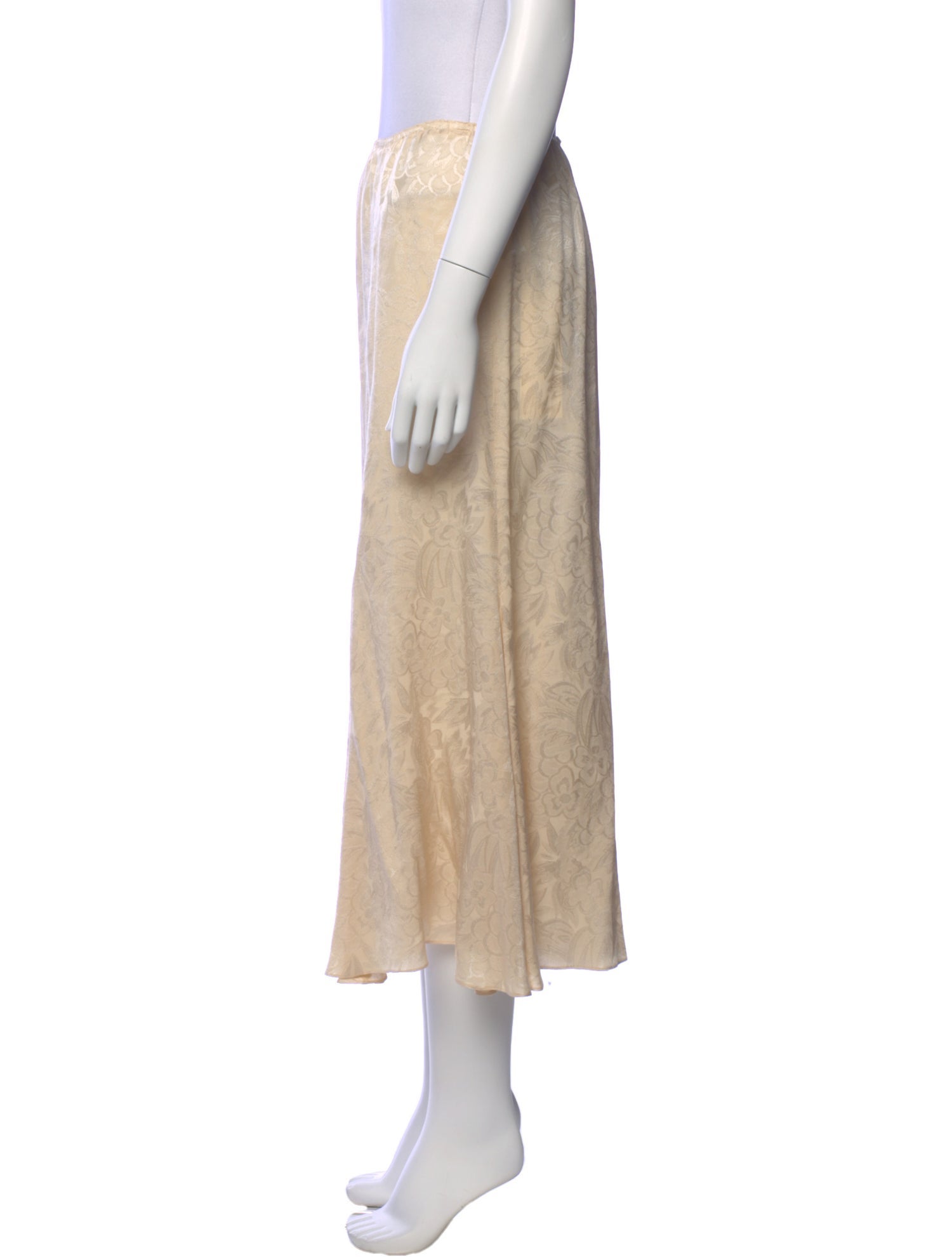 Carol Peretz Silk Midi Length Skirt