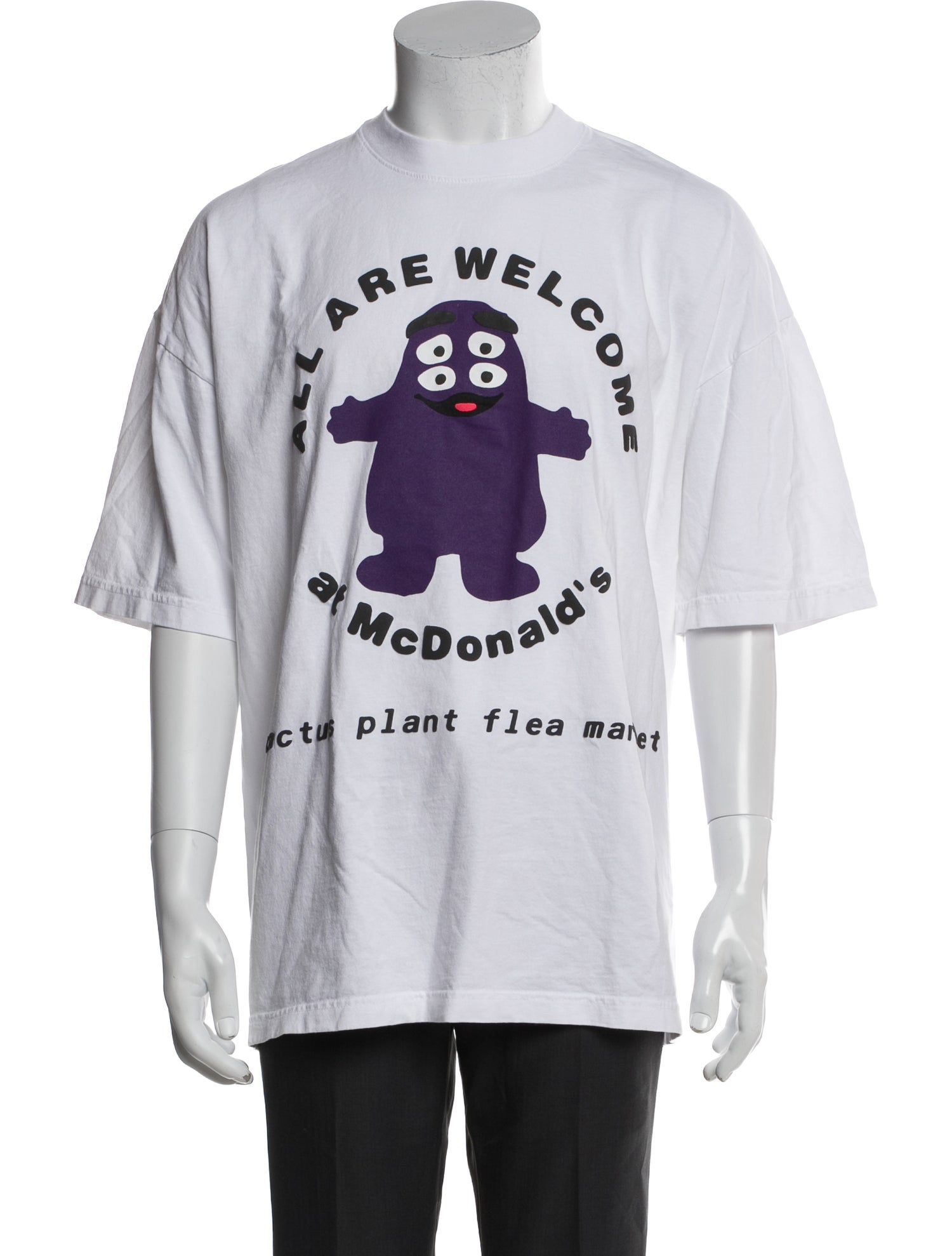 Cactus Plant Flea Market x McDonald's Graphic Print Crew Neck T-Shirt