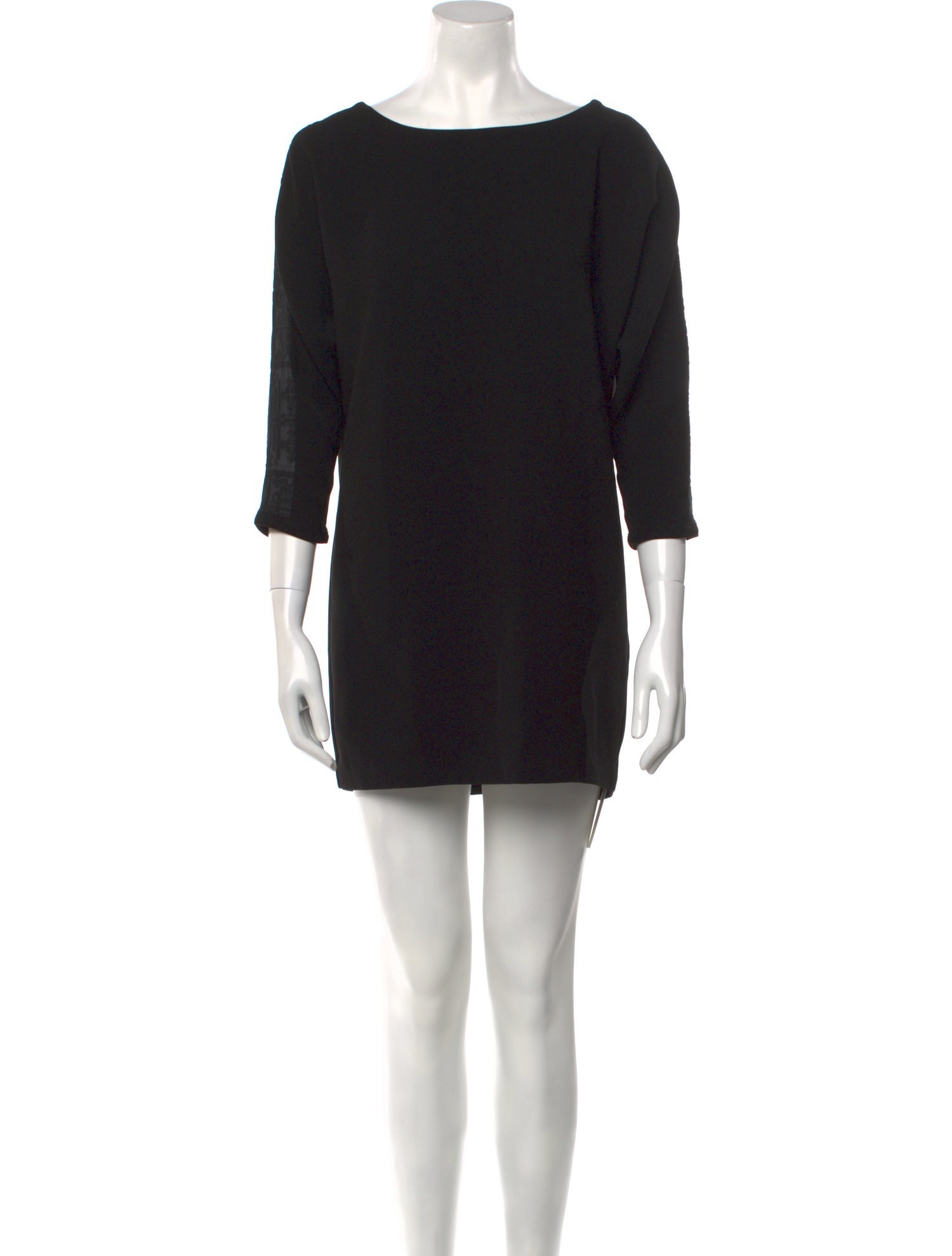 Capulet Bateau Neckline Mini Dress