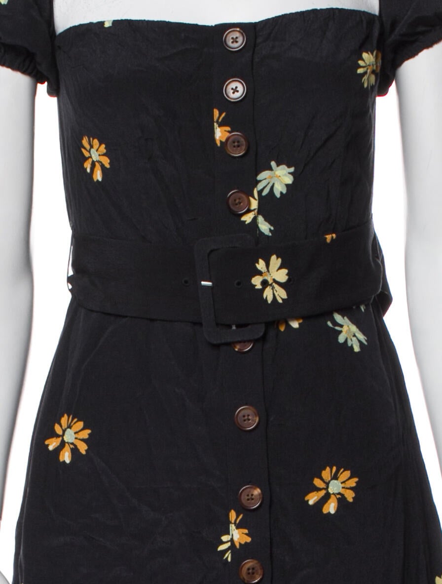 Capulet Floral Print Knee-Length Dress