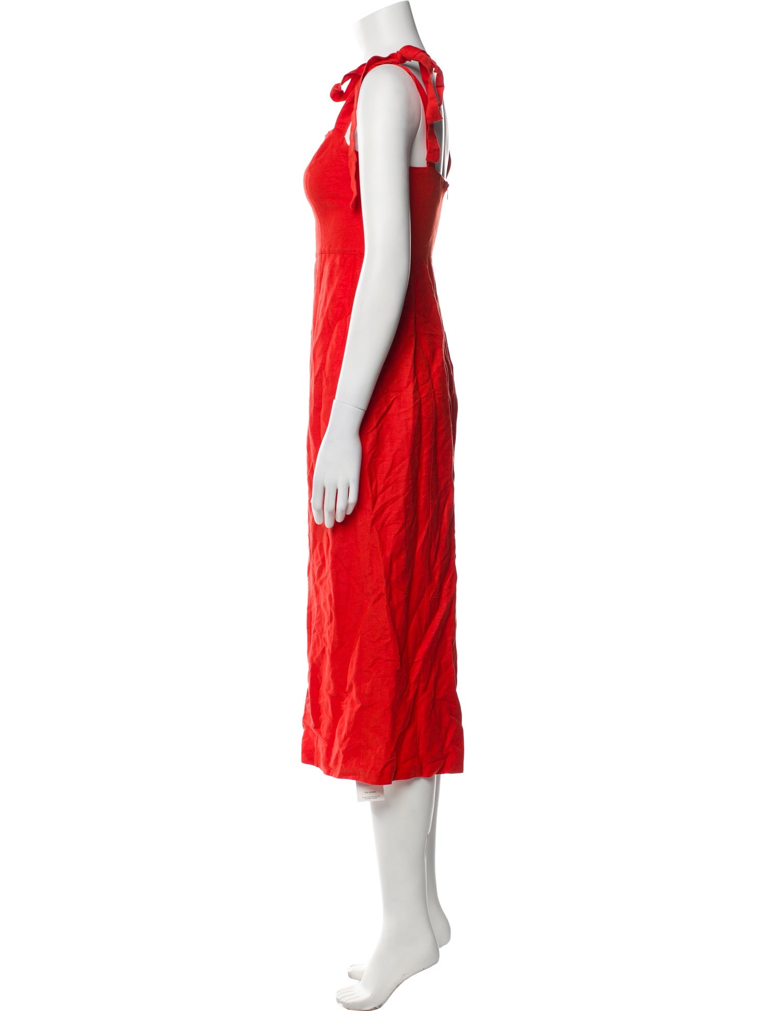 Capulet Square Neckline Knee-Length Dress