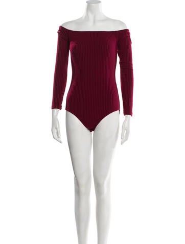 Pre-owned Capulet Off-the-shoulder Sweater In Red