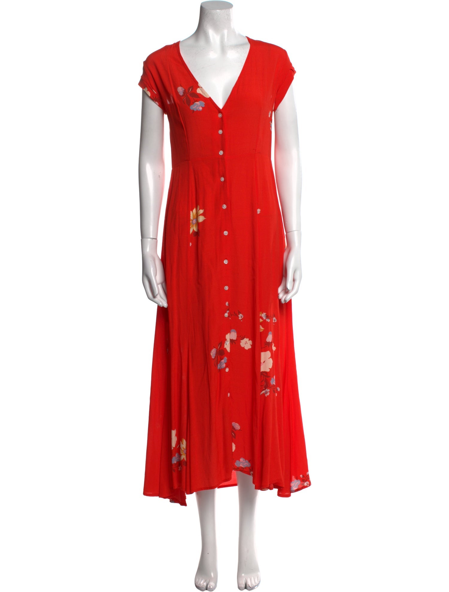 Capulet V-Neck Long Dress