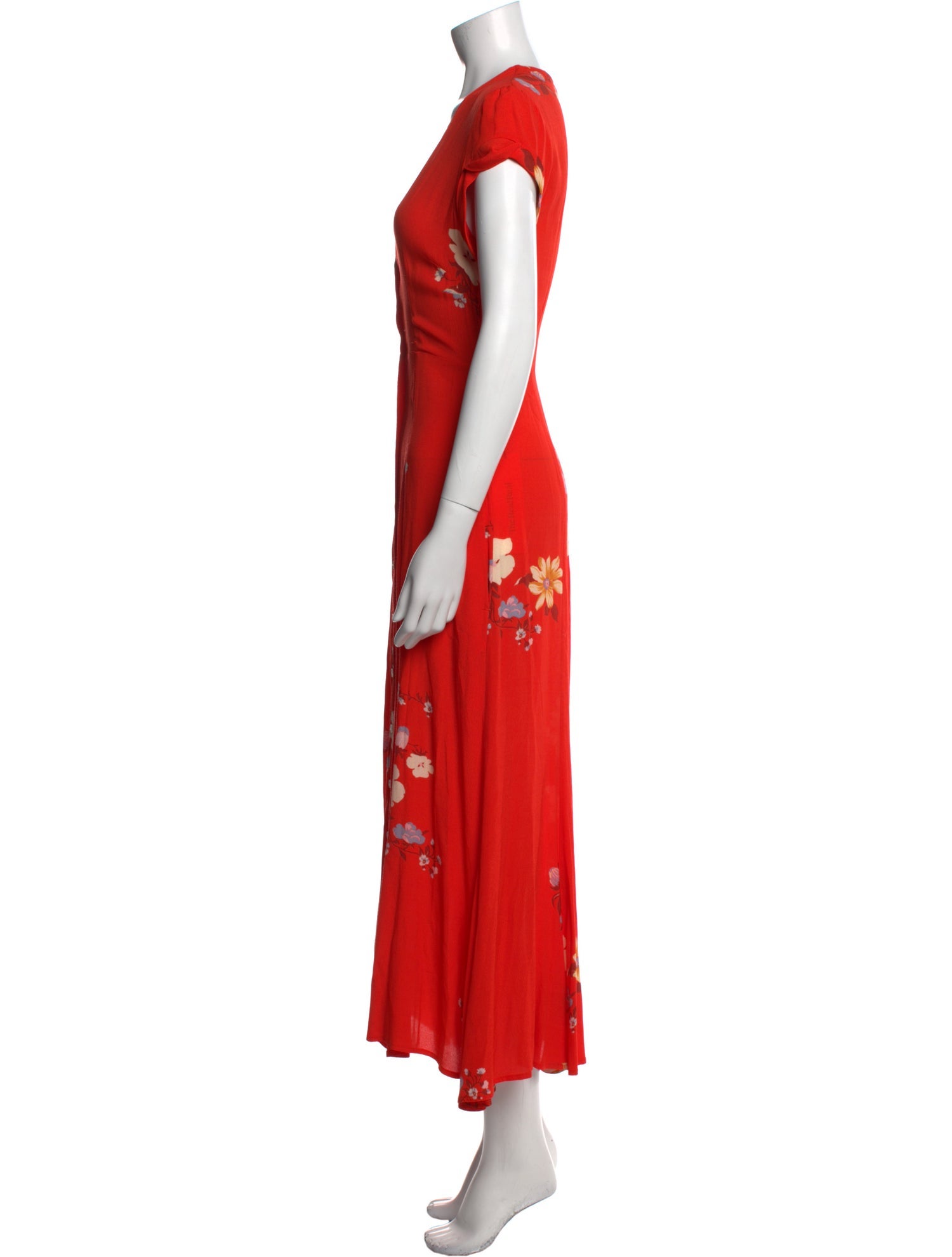 Capulet V-Neck Long Dress