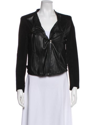 Pre-owned Capulet Leather Biker Jacket In Black