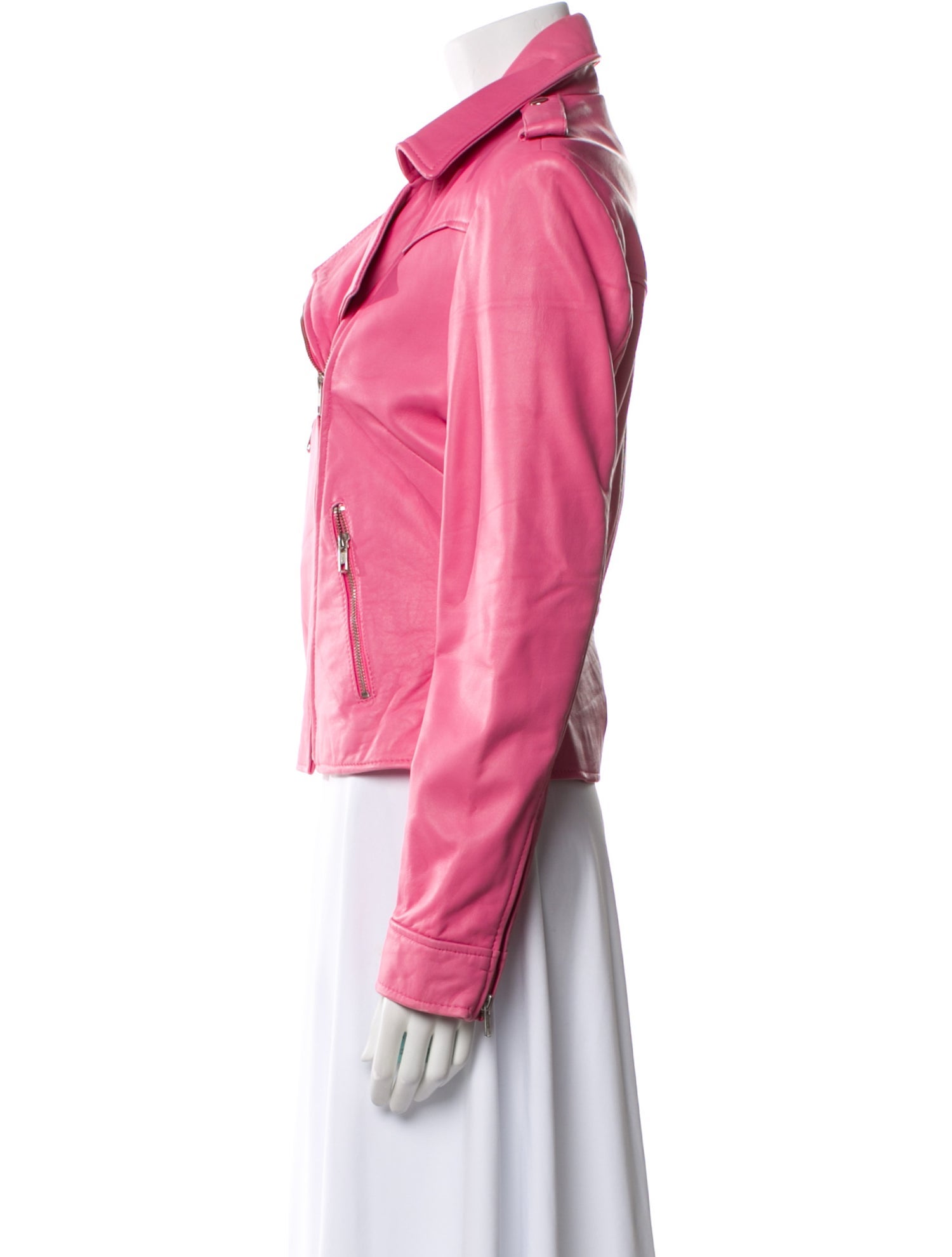 Carrie Hoxton Leather Biker Jacket