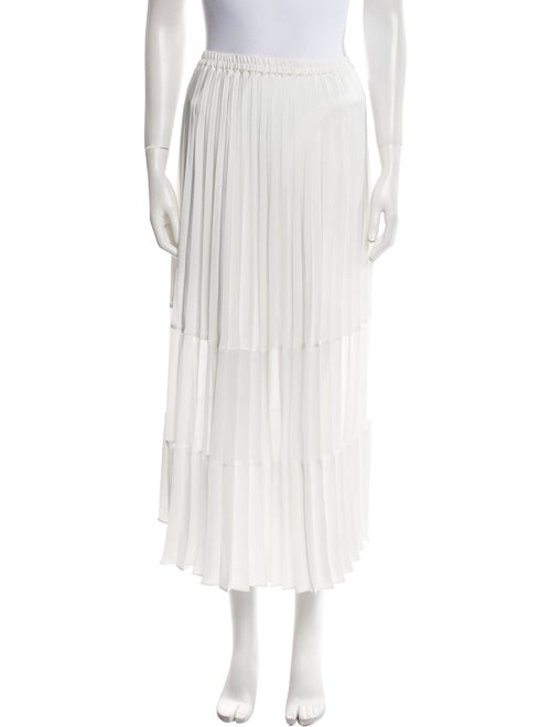 Caballero Mesh Accents Midi Length Skirt