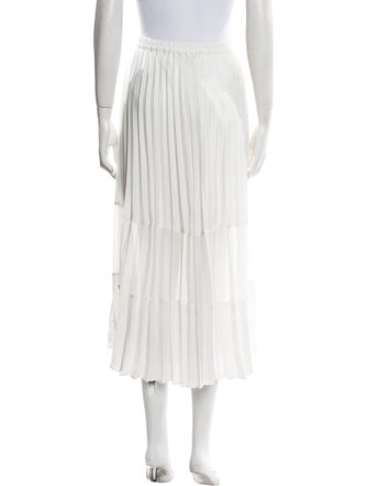 Caballero Mesh Accents Midi Length Skirt