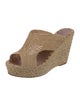 Carrie Forbes Straw Cutout Accent Espadrilles