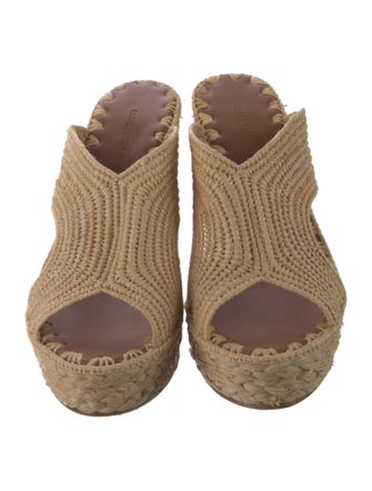 Carrie Forbes Straw Cutout Accent Espadrilles