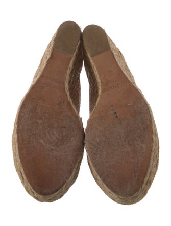 Carrie Forbes Straw Cutout Accent Espadrilles