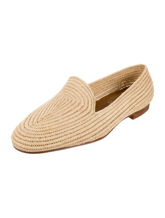 Carrie Forbes Straw Loafers