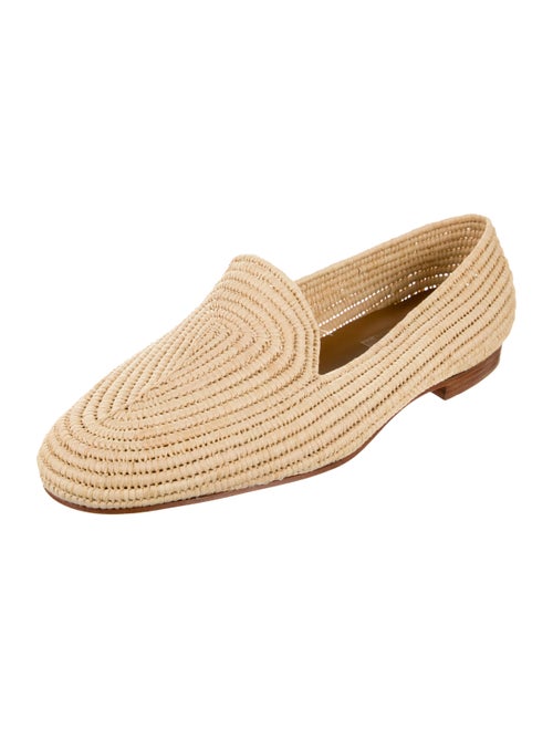 Carrie Forbes Straw Loafers