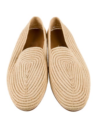 Carrie Forbes Straw Loafers