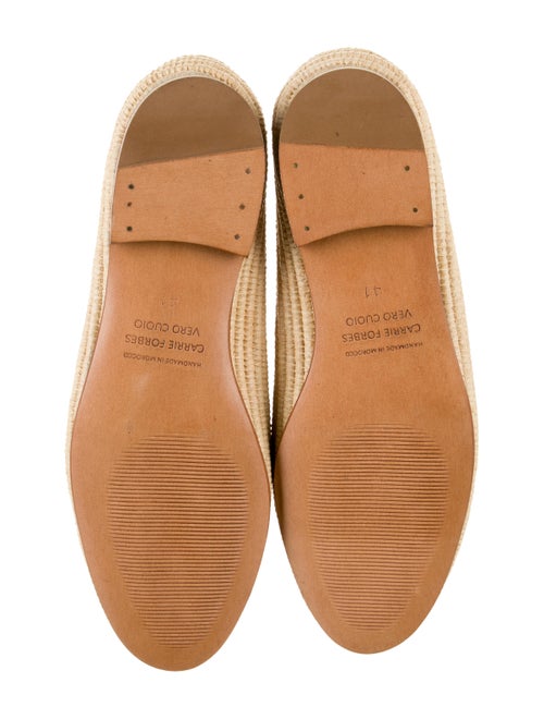 Carrie Forbes Straw Loafers
