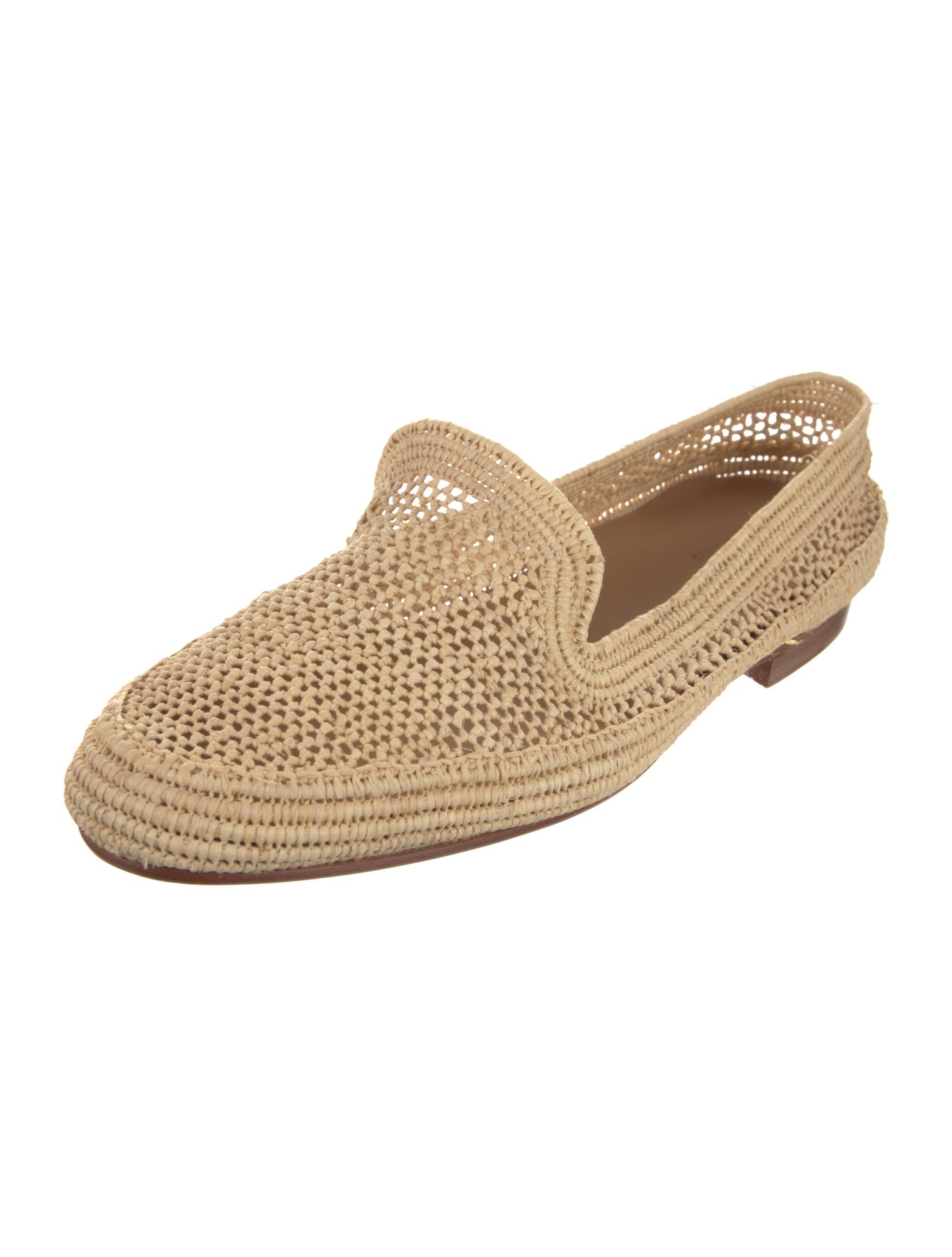 Carrie Forbes Raffia Loafers