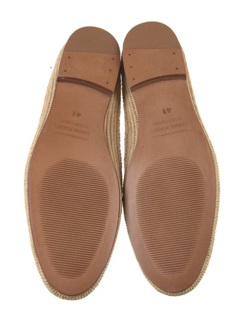 Carrie Forbes Raffia Loafers