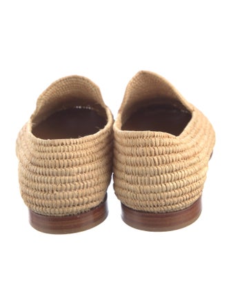 Carrie Forbes Raffia Loafers
