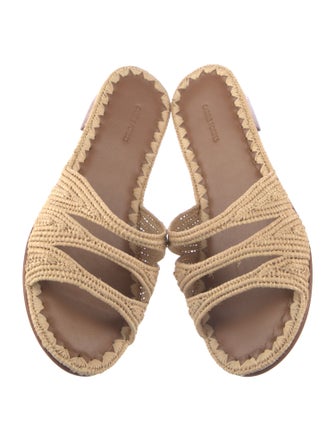 Carrie Forbes Raffia Sandals