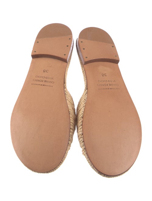 Carrie Forbes Raffia Sandals