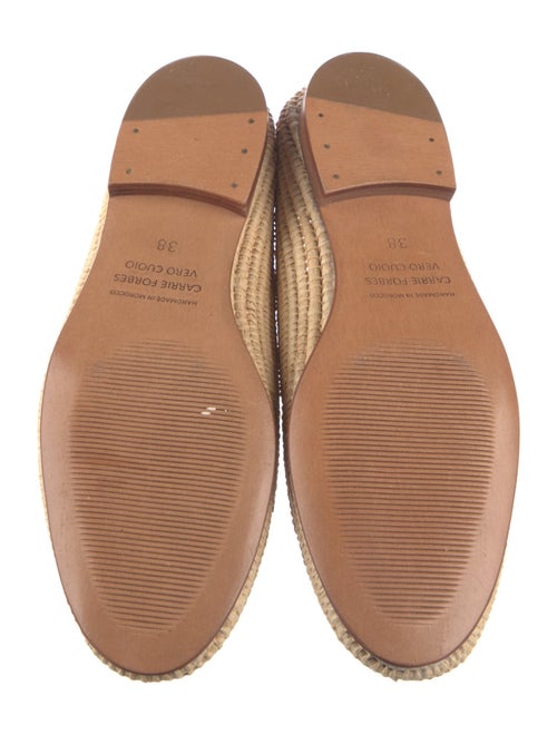 Carrie Forbes Raffia Loafers