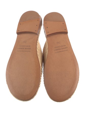 Carrie Forbes Raffia Sandals