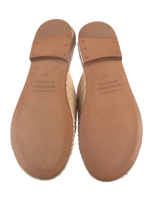 Carrie Forbes Raffia Sandals