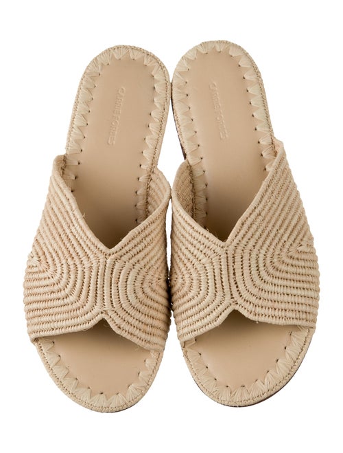 Carrie Forbes Raffia Sandals