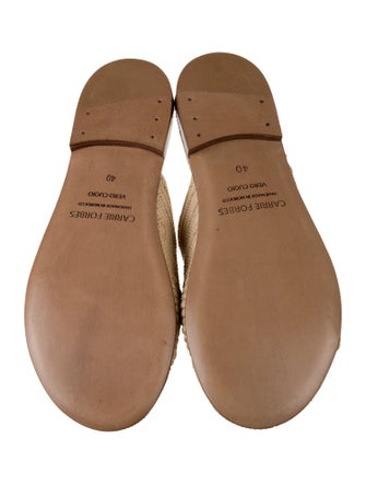 Carrie Forbes Raffia Sandals