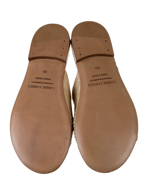 Carrie Forbes Raffia Sandals