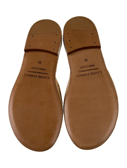 Carrie Forbes Raffia Sandals