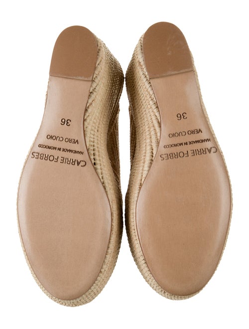 Carrie Forbes Raffia Sandals